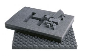 Knob and grid foam