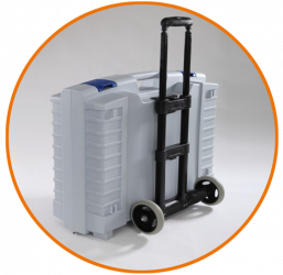 hardLine Koffer mit Trolley