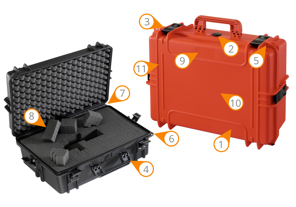 Transportkoffer kunststoff wasserdicht Clearance